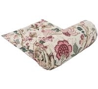 Aizza Trends 100% Cotton Reversible 200 TC Dohar Double Bed Size | Jaipuri Printed Artisan Block Design Blanket | Soft Lightweight Ac Comforter Quilt -56"X88"