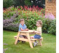 AJ 3-in-1 Junior Sand & Water Bench Activity Play Picnic Table Picnic Table and Sandpit Removable lid