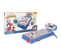 AJ ALL Marvel Spidey & His Amazing Friends Super Pinball Man, Electronic table pinball, action and reflex game for children and familiy, LCD screen, light and sound effects