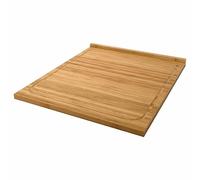AJ Chopping Board Premium Quality Counter Edge XL, Natural Sustainable Bamboo Wood Cutting Butchers Block, Wooden Worktop Saver, Large Kitchen Countertop Work Surface, Hygenic