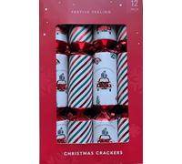AJ Christmas Crackers 12pk - Get the table ready for Christmas dinner with these Christmas Crackers.