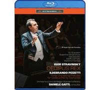 AJ Glueckert; Ekaterina Semenchuck; Alex Esposito; Adolfo Corrado; Luca Bernard; Sebastian Geyer; Massimo Popolizio; Lorenzo Fratini; Tiziano Mancini; Orchestra e Coro del Maggio Musicale Fiorentino; Daniele Gatti - Igor Stravinsky: Oedipus Rex; Ildebrando Pizzetti: Three Orchestral Preludes for Oedipus Rex by Sophocles [Blu-ray] [Region Free]