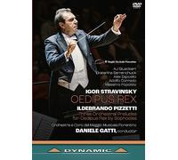 AJ Glueckert; Ekaterina Semenchuck; Alex Esposito; Adolfo Corrado; Luca Bernard; Sebastian Geyer; Massimo Popolizio; Lorenzo Fratini; Tiziano Mancini; Orchestra e Coro del Maggio Musicale Fiorentino; Daniele Gatti - Igor Stravinsky: Oedipus Rex; Ildebrando Pizzetti: Three Orchestral Preludes for Oedipus Rex by Sophocles [DVD]