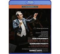 AJ Glueckert; Ekaterina Semenchuck; Alex Esposito; Adolfo Corrado; Luca Bernard; Sebastian Geyer; Massimo Popolizio; Lorenzo Fratini; Tiziano Mancini; Orchestra e Coro del Maggio Musicale Fiorentino; Daniele Gatti - Igor Stravinsky: Oedipus Rex; Ildebrando Pizzetti: Three Orchestral Preludes for Oedipus Rex by Sophocles [Blu-ray] [Region Free]