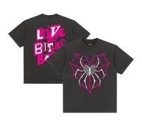 AJ Lee Love Bites Merch T-Shirt - Unisex Graphic Tee Vintage Streetwear Top for Men and Women (Black,XL)