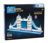 AJ - London Bridge Building Set, Iconic Builds, Creative Construction Kit, Educational STEM for Brain Growing, Birthday