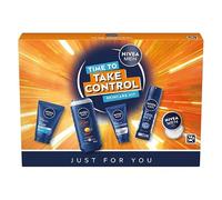 AJ - NIVEA MEN Take Control Skincare Gift Set - Men’s Face & Body Care Set, Daily Skincare Collection, Christmas Gift for Men, Festive Self-Care Gift