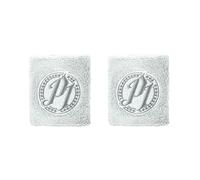 AJ Styles WWE Authentic P1 Grey Logo Wristbands Set of 2 New