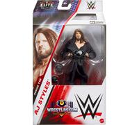 Mattel WWE Elite Action Figure & Accessories, Series #116 6-inch Collectible AJ Styles with 25 Articulation Points & Swappable Hands