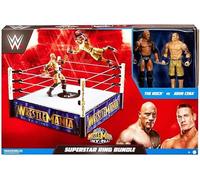 AJ Superstar Ring & Figures Playset Rock Vs john cena