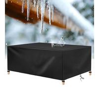 AJALGZ Garden Furniture Covers Waterproof Garden Outdoor Table Cover Tarpaulin for Patio Sofa, 100x60x40cm/LxWxH Waterproof Rattan Sofa Cover for Outside Garden Furniture