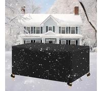 AJALGZ Outdoor Garden Furniture Covers Waterproof Patio Table Covers Windproof, Anti-UV, Outdoor table Covers Heavy Duty 420D Oxford Fabric Garden Bistro Set Cover - 75x75x30cm/LxWxH