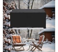 AJALGZ Waterproof Cover for Outdoor Furniture 300x250x90cm/LxWxH Outdoor Table Covers Winter Waterproof and Windproof Rectangular/Square Black Protect Patio Furniture Set Cover