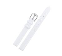 AJASMKLX Woman's Leather Watch Band Fit For Calvin Klein CK K3E236 K2B231 K3N231 WatchStrap Watchband Bracelet 12mm 14mm Replacement Man(Bianco,14mm)