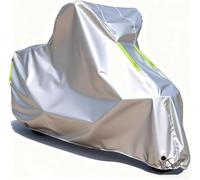 AjaxCat Motorbike Cover Waterproof Motorcycle Cover for Yamaha XTZ750 XTZ 750 Super TENERE 1989-1996 Outdoor Indoor UV Protection Dustproof Windproof for Outside,Silver