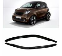 AjaxCat Wind Deflectors For Smart Fortwo W453 2015-2021 - Keep Your Car Ventilated in Rain - Reduce Wind Turbulence