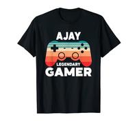 Ajay Legendary Gamer Funny Personalized Ajay Gamer T-Shirt