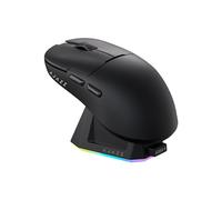 Ajazz AJ159 Pro Wireless Gaming Mouse, Equipped with PAW3395 Sensor and Magnetic Base, 26K DPI, 2.4G/USB-C/BT Support, 400 mAh Battery, Lightweight 56 g Design, RGB Backlighting Effects, Black