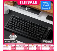 AJAZZ AK820 Wired with rotary volume buttons Hot-swappable keys for office and home mechanical keyboards AK820 wired