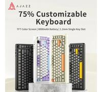 AJAZZ AK820MAX Keyboard Wired/Wireless Tri-Mode 75% Layout With 0.85" TFT Screem 82Key Full Hot-Swappable For PC CKFYxian