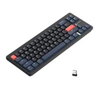 AJAZZ AKL680 68% Low Profile Wireless Mechanical Keyboard BT 5.0/2.4G | Dual Mode BT 5.0/2.4G, Full Anti-Ghosting, 3.1mm Travel, Compact Layout, 450g Portable Design, PC/Mac, Blue Switch, Black