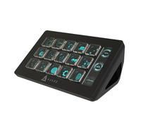 AJAZZ AKP153 Studio Controller, 15 Macro Buttons, Trigger Actions in App and Software such as OBS, YouTube, Twitch, Personalized Console for Photo and Video Editing, Live Streaming, PC/Mac (Black)