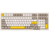 Ajazz Mechanical Gaming Keyboard,Hot Swappable Mechanical Keyboard with Numeric Pad,Compact USB Wired Keyboard 100 Keys Double-Shot ABS Keycaps,N-Key Rollover RGB Custom Keyboard for PC Mac(MX Red)