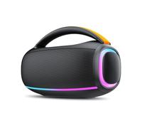 Ajblg Portable Bluetooth Speaker, IPX7 Waterproof Outdoor Speakers, Subwoofer, 80W Speakers Wireless Bluetooth withe 2EQ, USB Playback, TWS Pairing, RGB Lights, 24H Playtime for Party, Home, Camping