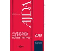 AJDA - Les chroniques des juridictions administratives