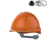 AJF030-000-800 JSP EVO 2 VENTED HELMET ORANGE