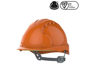 AJF030-000-800 JSP EVO 2 VENTED HELMET ORANGE