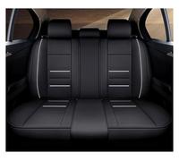 AJHJET Car Seat Covers Car Seat Covers Universal Protects Seats | For Bmw E39 F10 E60 E46 E36 X1 E84 E90 Serie 1 3 E87 F20 Tuning X5 E53 F30 E70(Rear Seats-Black)