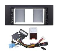 AJHJET Fascia Radio Frame 12.3 Inch For Land For Rover For Range For Vogue 2003-2011 2012 Car Frame Fascia Adapter Android Radio Dash Fitting Panel Kit(Full Set 03-04)