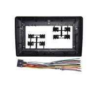 AJHJET Fascia Radio Frame Double DIN For 9/10 Inch To 7 Car Android Radio Bezel 2DIN Universal Frame Kit Cable Fascia Panel Adapter(Full Set 10 Inch)