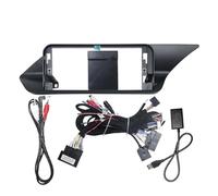 AJHJET Fascia Radio Frame For Benz E Class W212 E260 E300 12.3 Inch Car Frame Fascia Adapter Canbus Box Decoder Android Radio Dash Fitting Panel Kit(NTG 5.0 LZ RHD)