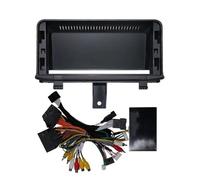 AJHJET Fascia Radio Frame For Q3 12.3 Inch Car Frame Fascia Adapter Canbus Box Decoder Android Radio Audio Dash Fitting Panel Kit(12.3 low BSJ)