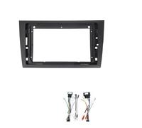 AJHJET Fascia Radio Frame For VW For GOLF 6 2010-2013 9INCH LHD RHD Matt Black 2 Din Car Interior Stereo Android Frame Kit Panel Fascia Cable Video Harness CD(E)