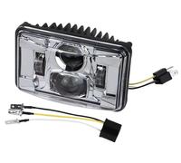 AJHJET Motorbike Headlights 4 X 6 LED Headlight Motorcycle Light For Suzuki For DRZ Replacement H4651 H4652 H4656 H4666 H6545(Silver)