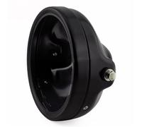 AJHJET Motorbike Headlights 7 Inch Motorcycle Outside Shell LED Headlight HeadLamp Housing Cover Bucket For Cafe For Racer For Scrambler