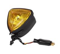 AJHJET Motorbike Headlights For Chopper For Cruisers For Bobber Motorcycle Universal HeadLight Retro Triangle Headlamp(2)