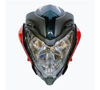 AJHJET Motorbike Headlights Motorcycle Headlight Assembly Headlamp With Fairing For BAJAJ For PULSAR 150 200 For PULSAR150 For PULSAR200(Red)