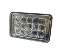 AJHJET Motorbike Headlights Rectangular 4x6 Inch LED Headlight High Low Beam DRL For Suzuki For DRZ400E For DRZ400S For DRZ400SM 2002-2016(Chrome 5D)