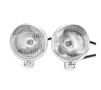 AJHJET Motorbike Headlights Universal Motorcycle Headlight Passing Fog Lamp Turn Signals With Mounts Holder For Suzuki(Passing lights)