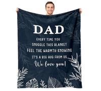 AJIIUSV Dad Blanket Gifts for Fathers Day & More - 60"X80"