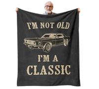 AJIIUSV Gifts for Men, Birthday Gifts for Men, Retirement Gifts for Men, Funny Older Men Gift Ideas, Fathers Day Blanket Gifts for Men Grandpa Dad Husband, Throw Blanket 50" X 60"
