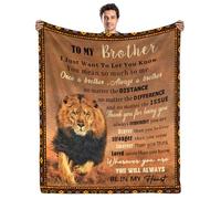 AJIIUSV to Brother Throw Blanket Brother Gifts Birthday Christmas for Travel Sofa Couch Bed 50"x60"