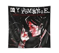 AJILUYA My Chemical Romance Flag Tapestry 4x4 Feet Funny Poster For Bedroom Living Room College Dorm Wall Decor