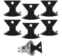 AJinacious 6 Pcs Bulb Removal Tool, PVC Black Light Bulb Changer for GU10, Lamp Light Suction Cup Removals for Mini Track Replacement Bulbs, Strong Suction Safty Bulb Changers Removal Sucker Tool