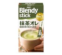 Ajinomoto AGF Blendy Stick Japanese Matcha Au Lait 6 Sachets 60g