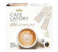 Ajinomoto Blendy Cafe Latory Stick Rich Milk Cafe Latte 20 Sticks [Pack of 3]